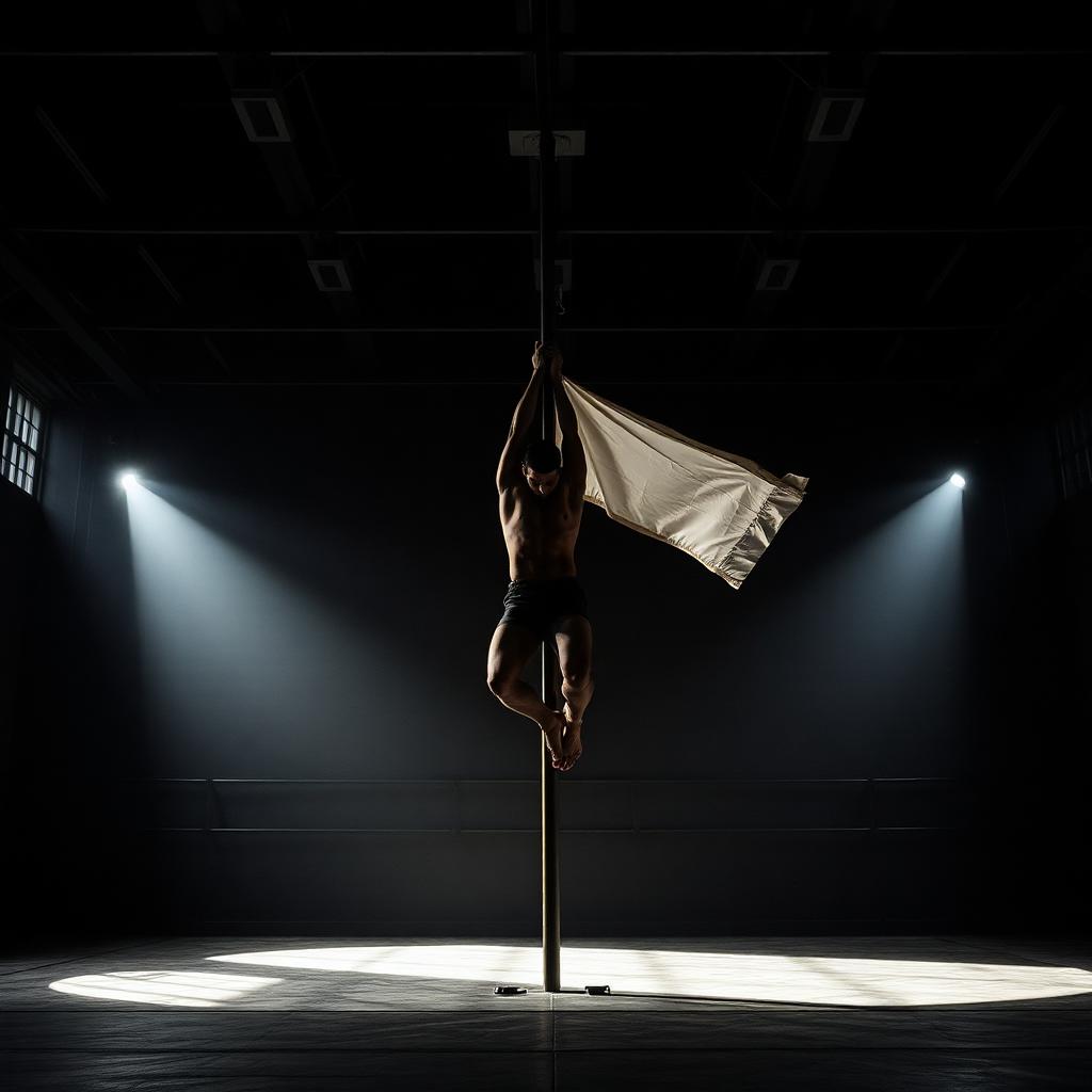 Human flag — full body power